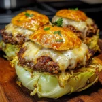 Oven-Baked Cabbage Burgers
