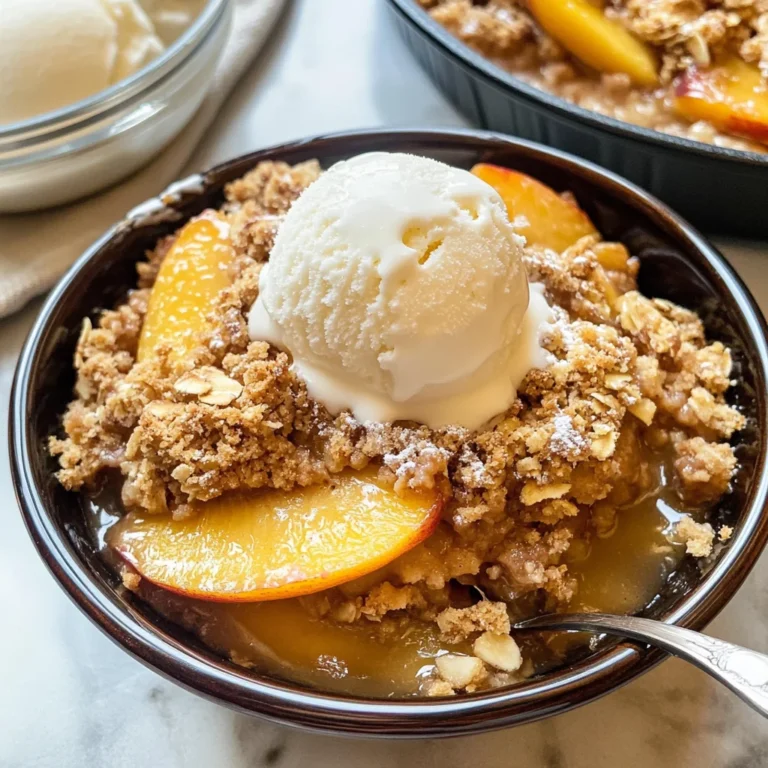 Peach Crisp
