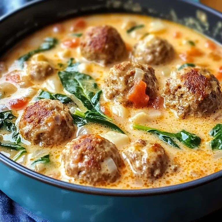 Savor the Comfort: Creamy Italian Meatball Soup to Warm Your Soul