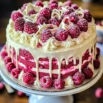 White Chocolate Raspberry Dream Cake : A Heavenly Dessert