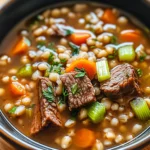 Cozy Beef and Barley Soup