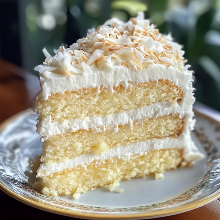 Heavenly Coconut Cream Cake: A Slice of Paradise Awaits!