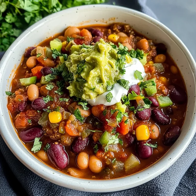 Simple Crockpot Vegetarian Chili Recipe