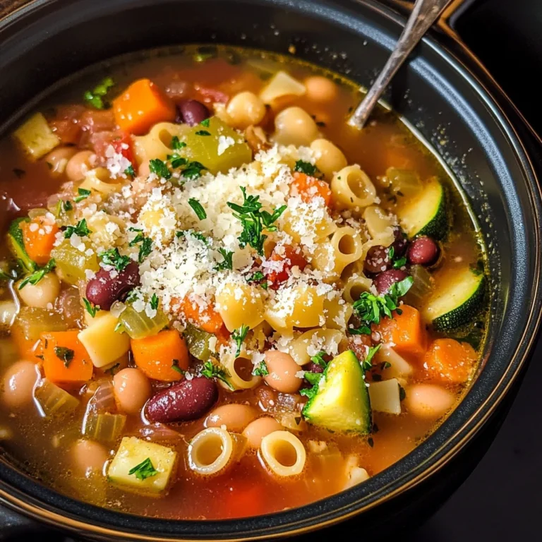 Slow Cooker Minestrone Soup