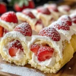 Strawberry Shortcake Cheesecake Rolls