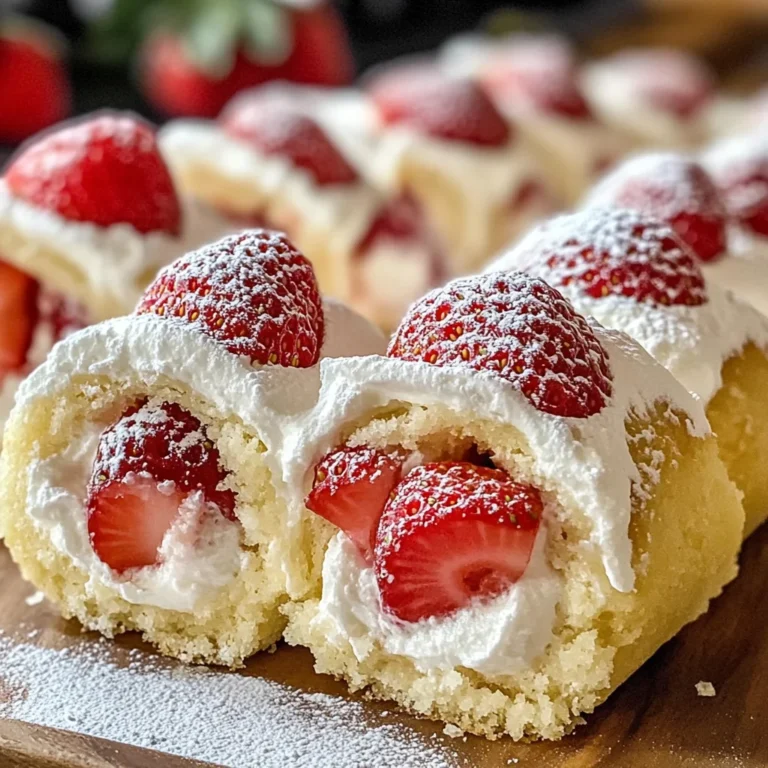 Strawberry Shortcake Cheesecake Rolls