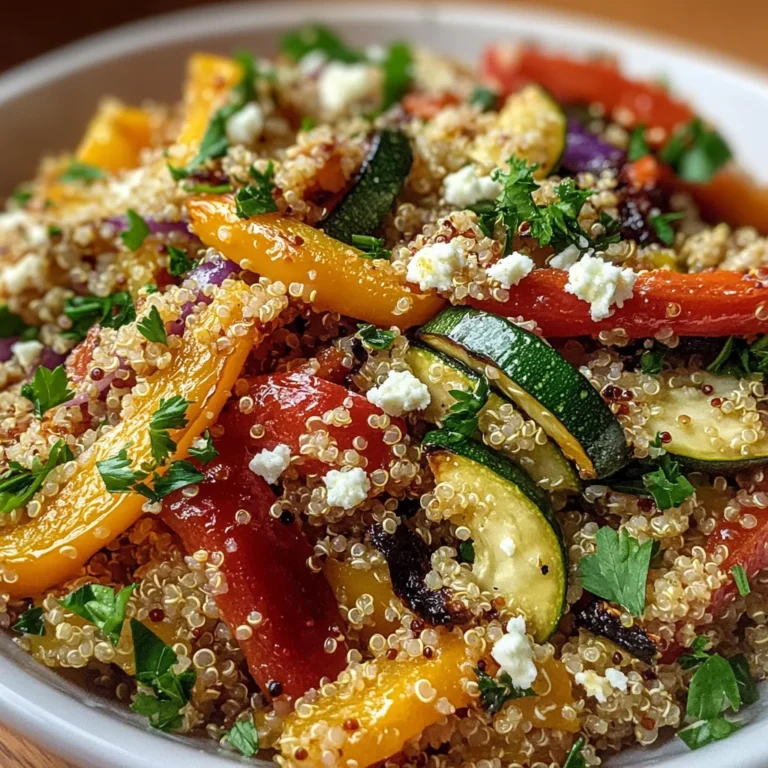"Amazing Quinoa Salad with Roasted Vegetables in Just 30 Minutes"