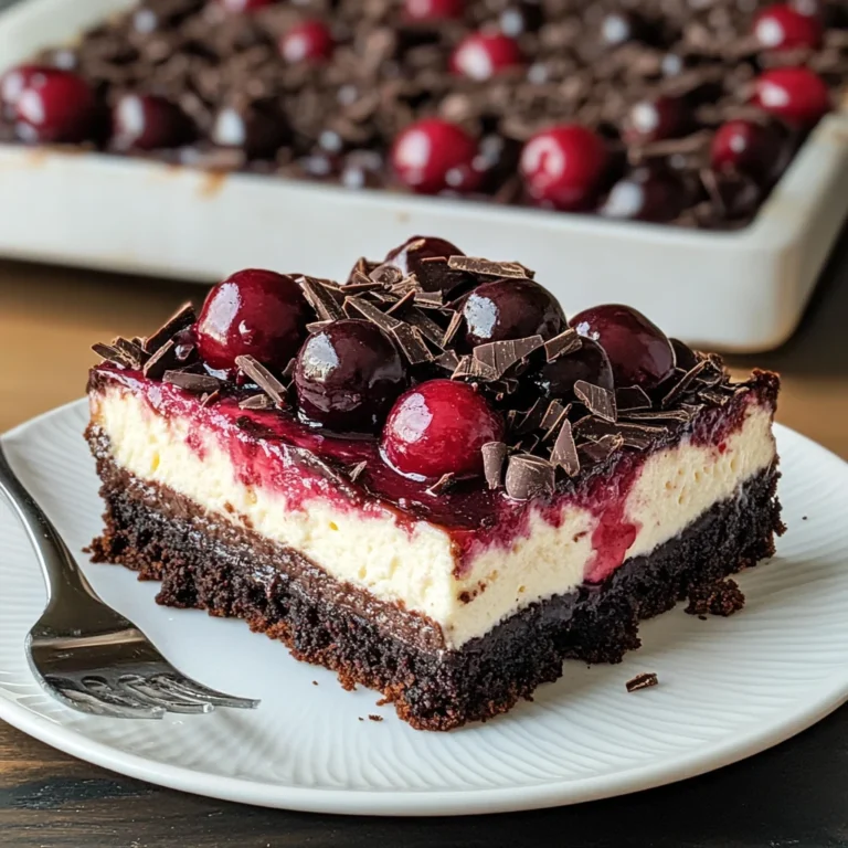 Black Forest Cheesecake Bars
