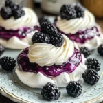 Blackberry Pavlovas