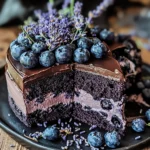 Blueberry Chocolate Lavender Dream Cake
