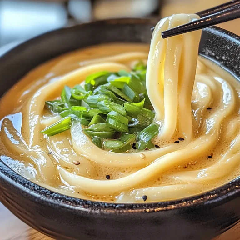Creamy Miso Udon