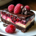 Dark Chocolate Raspberry Cheesecake: Indulge in a Decadent Dessert Delight