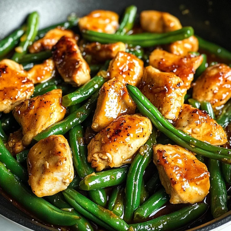 Easy Chicken Breast and Green Beans