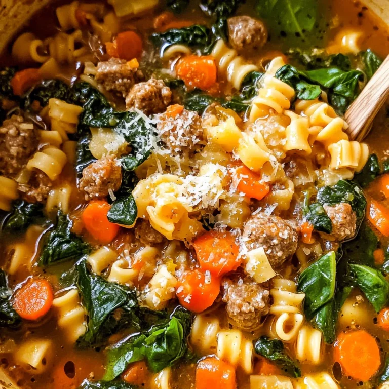 Easy Italian Sausage Soup Recipe
