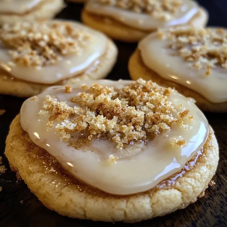 French Toast Cookies with Maple Glaze