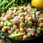 Healthy Tuna Garbanzo Bean Salad