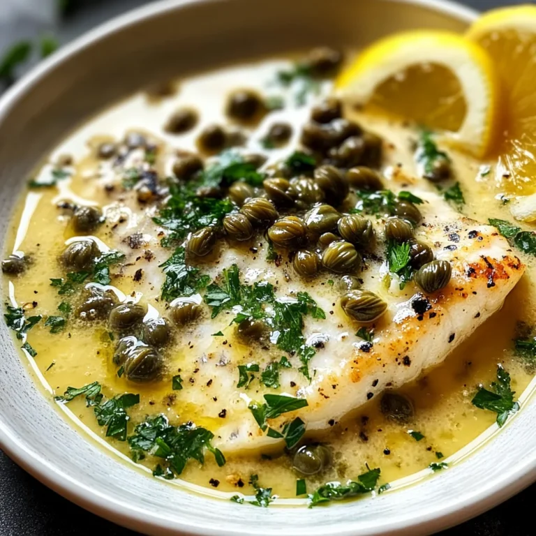 Lemon Caper Sauce