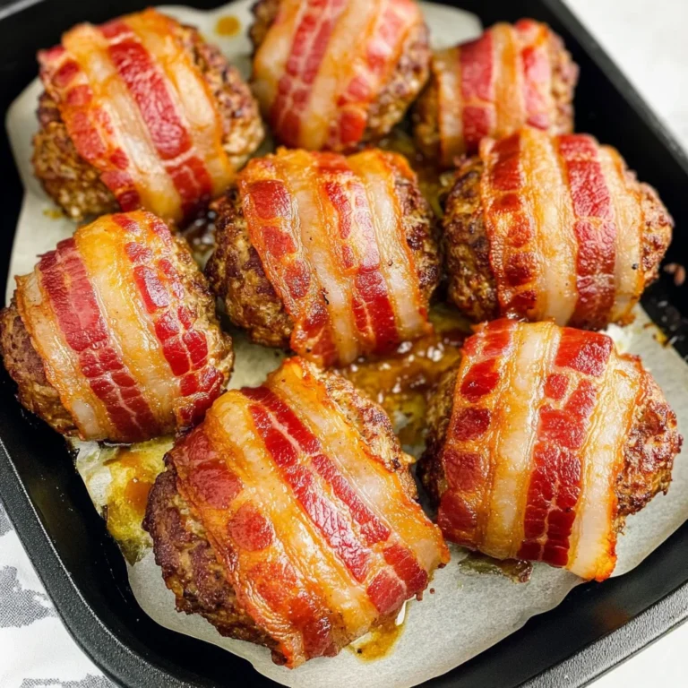 Mini Turkey Bacon Wrapped Meatloaf Recipe