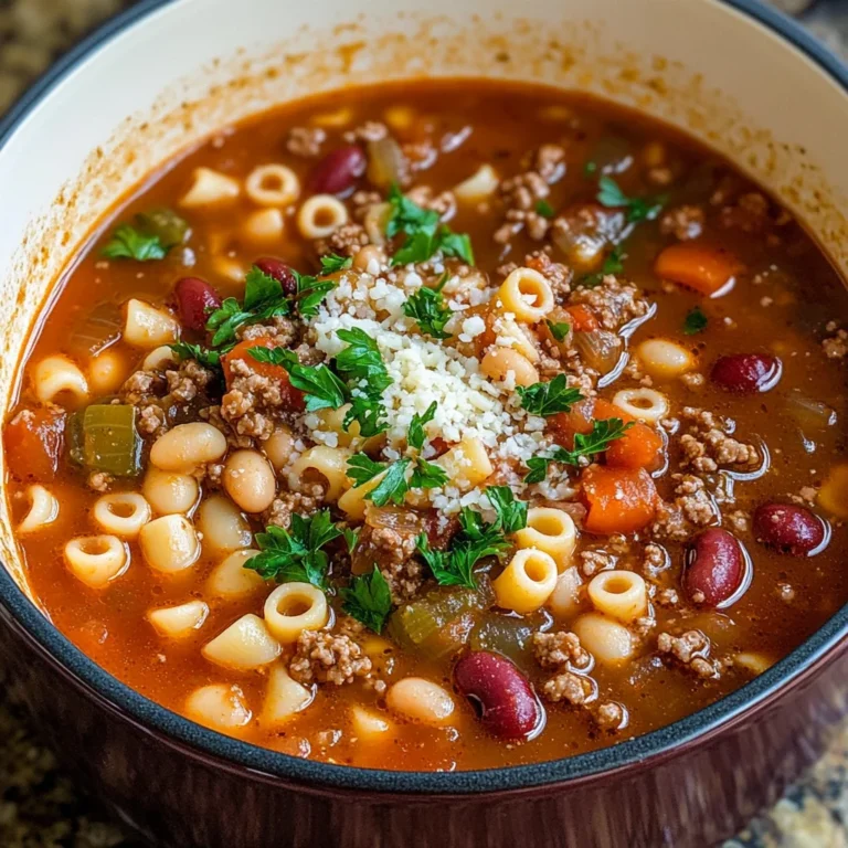 Pasta e Fagioli Soup {Olive Garden Copycat Recipe}