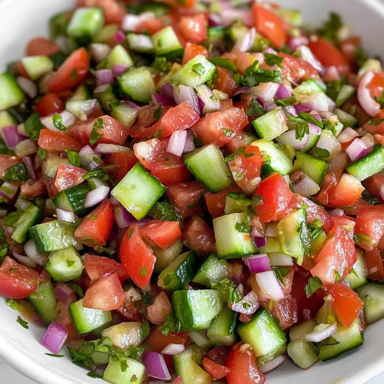 Persian Shirazi Salad