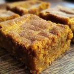 Pumpkin Snickerdoodle Blondies Recipe