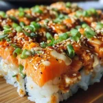 Spicy Salmon Sushi Bake