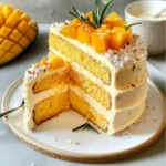 Vegan Mango Coconut Cake