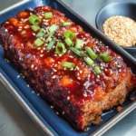 korean meatloaf with gochujang glaze