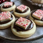 Chocolate Peppermint Bark Sugar Cookies