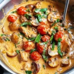 Creamy Tuscan Marry Me Mushrooms