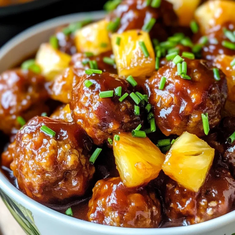Crock Pot Hawaiian Meatballs (+Video)
