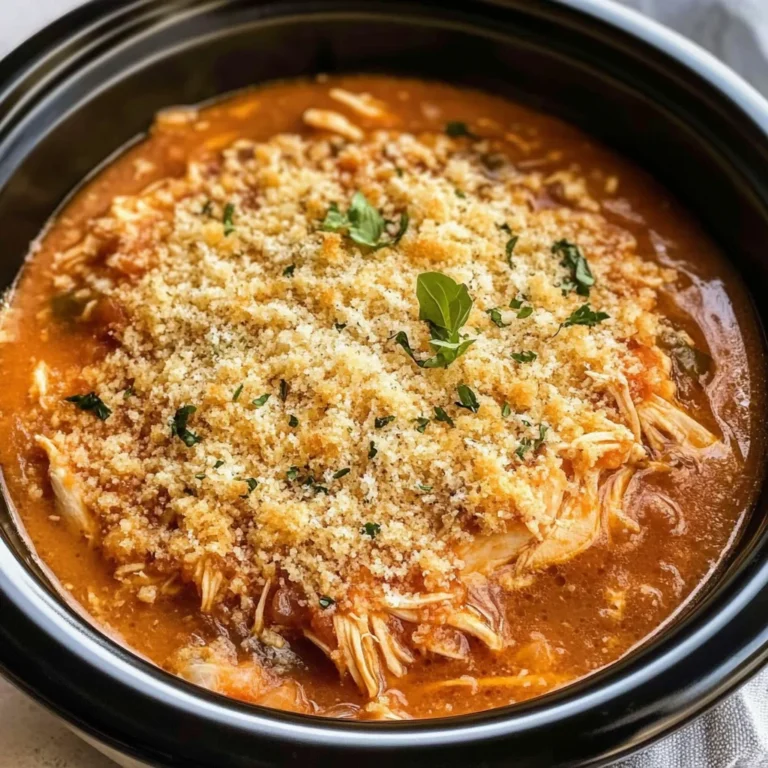 Crockpot Chicken Parmesan Soup