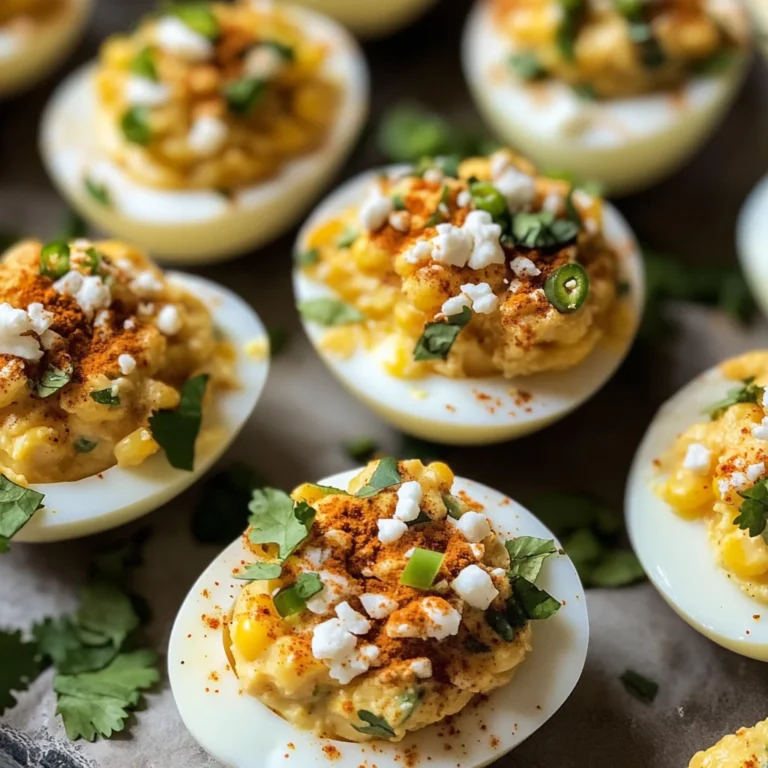 Street Corn Deviled Eggs
