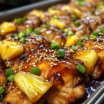 Baked Teriyaki Chicken with Pineapple