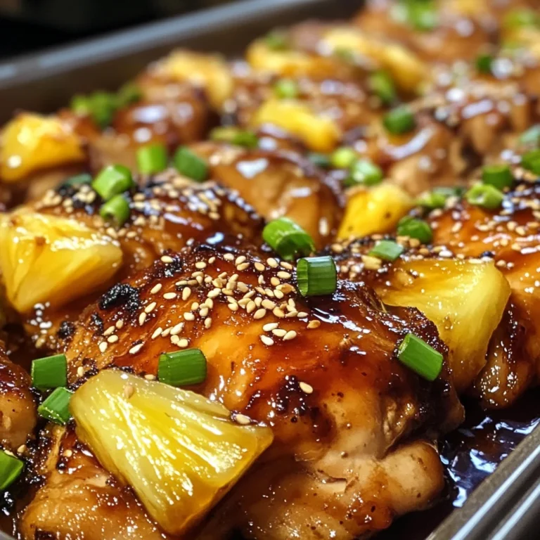 Baked Teriyaki Chicken with Pineapple