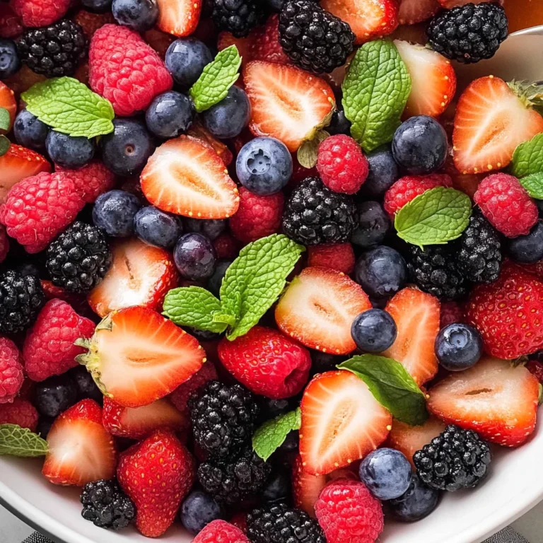 Berry Salad with Mint