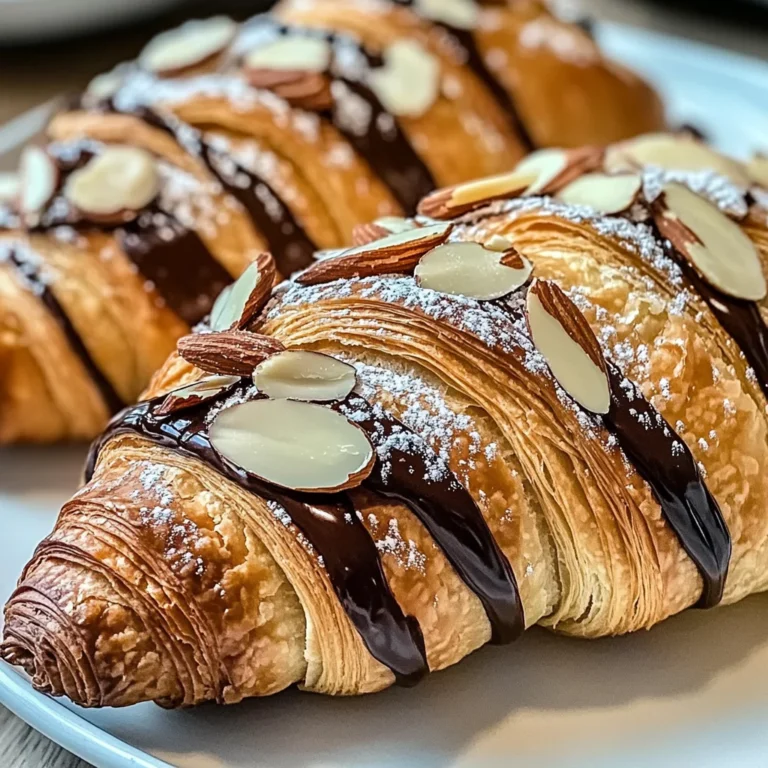 Chocolate Almond Croissants