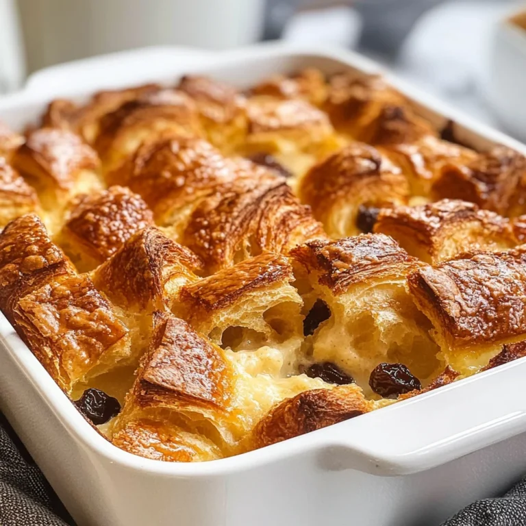 Croissant Bread Pudding Recipe