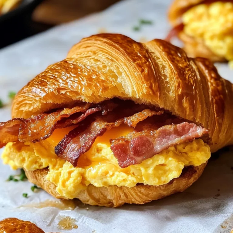 Croissant Breakfast Sandwich Recipe
