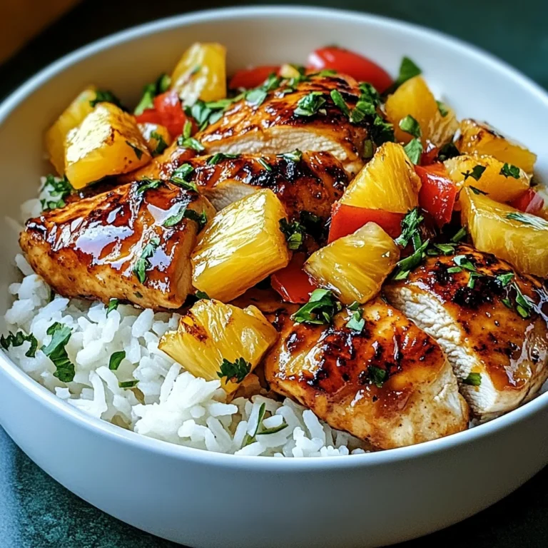 Deliciously Easy Pineapple Chicken and Rice
