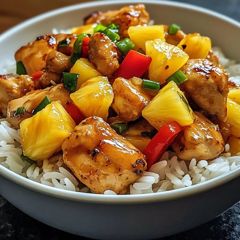 Disgustingly Easy Pineapple Chicken and Rice in 30