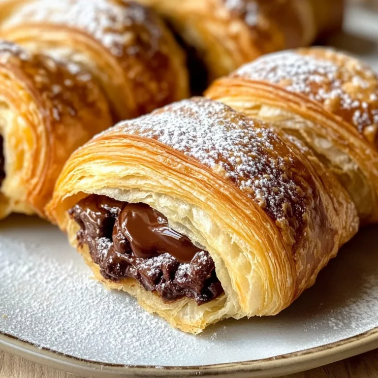 Easy Chocolate Croissants
