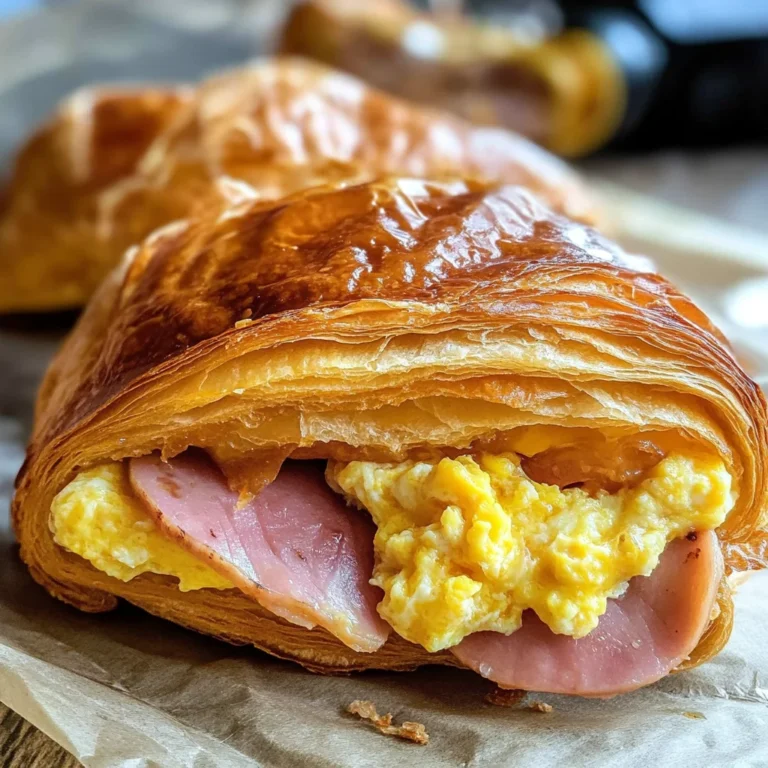 Easy Croissant Breakfast Sandwiches