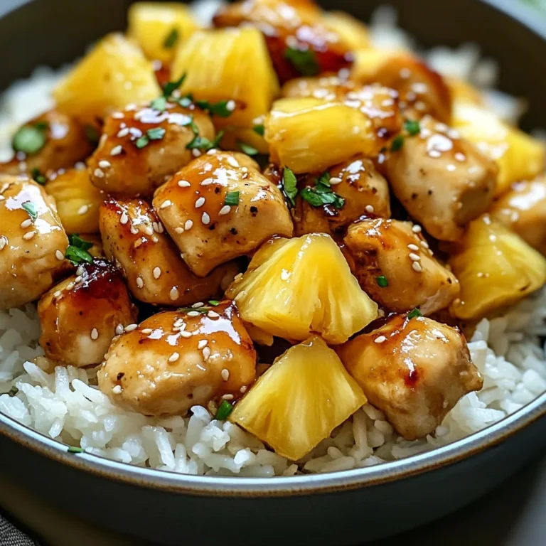 Easy Pineapple Chicken with Rice Everyone Loves