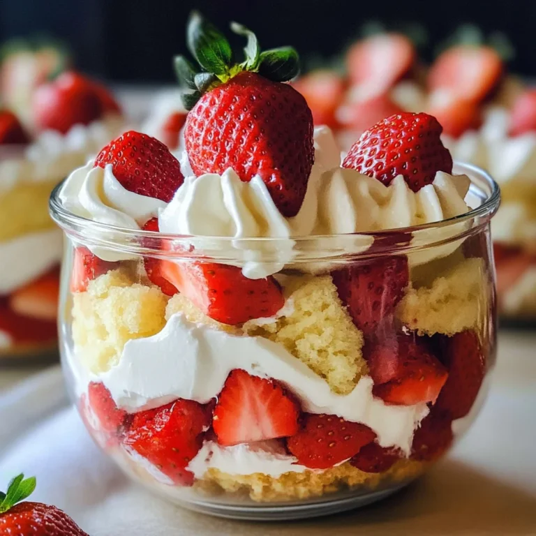 Easy Strawberry Shortcake Trifle