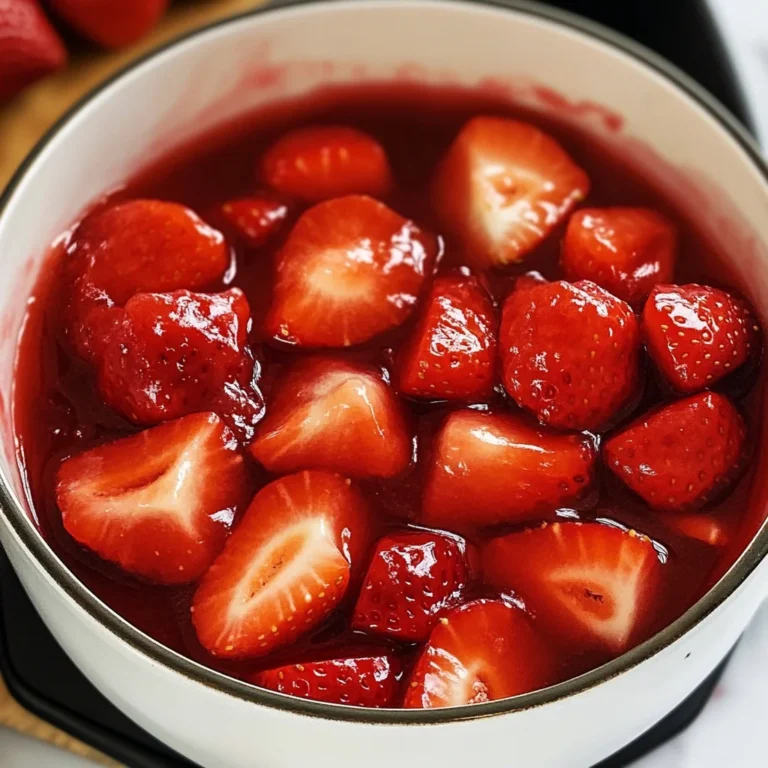 Easy Strawberry Topping (Strawberry Sauce)