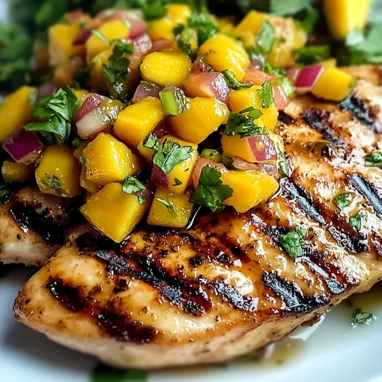 Honey Lime Chicken with Mango Salsa