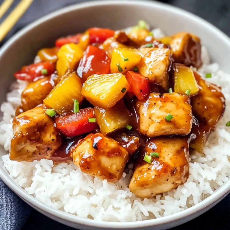 Instant Pot Pineapple Chicken and Rice
