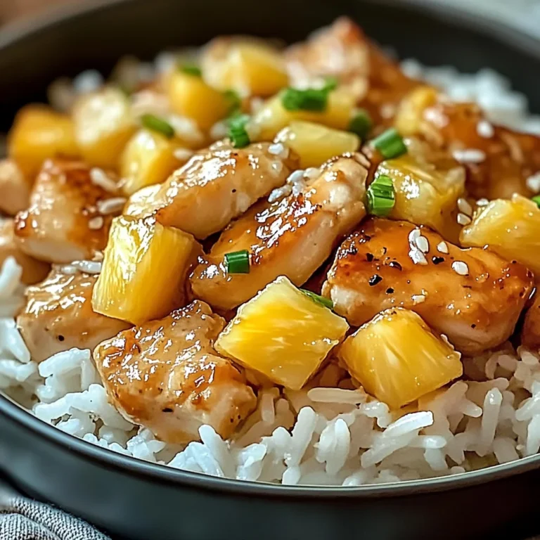 Irresistible Pineapple Chicken and Rice
