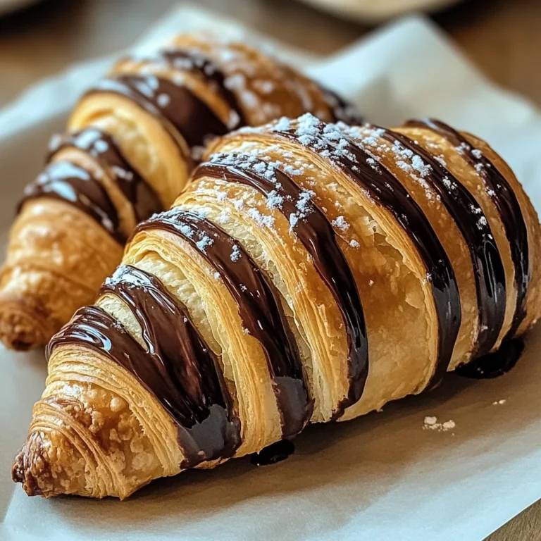 Irresistibly Flaky Chocolate Croissants for a Sweet Treat